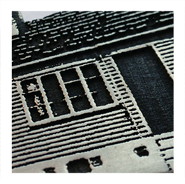 STATE HOUSE BROOCH DETAIL