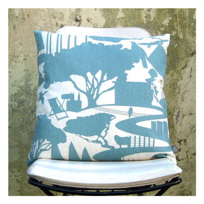 SCENIC CUSHION IN SKY